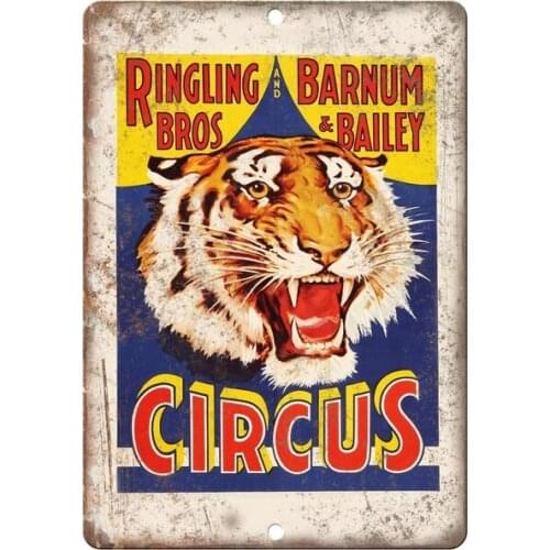 Ringling Brothers Circus Tin Sign art wall decoration,vintage aluminum retro metal sign,iron painting