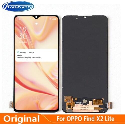 Amoled Display Replacement 6.4" For OPPO Find X2 Lite CPH2005 LCD With Frame Touch Screen Digitizer Assembly