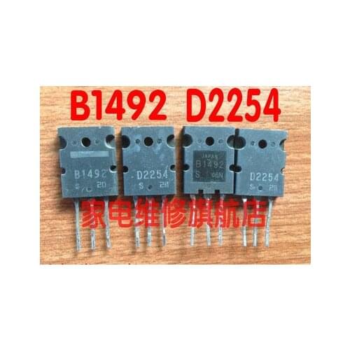 2PCS/LOT 1pairs 2SB1492/2SD2254 B1492 D2254 Original teardown Audio Power Amplifier Matching Tube