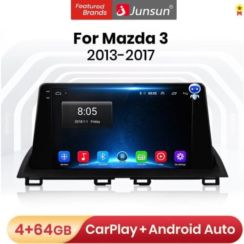 Junsun for Mazda 3 Mazda3 Axela 2013 2014 2015 2017 Car Radio Multimedia video player Navigation GPS No 2 din 2din Android