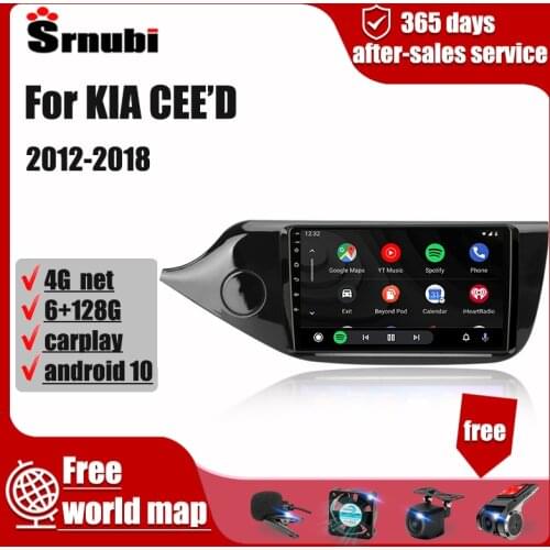 For KIA Cee'd JD 2012-2018 Android 2din Navigation Bluetooth Car Radio Multimedia Video speaker audio carplay stereo accessories