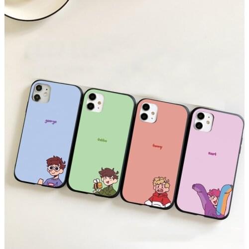 Cases for Xiaomi Poco X3 M3 Mi 10T 9T Pro 9 10 11 Lite A2 Redmi K40 9C Note 5 10 Pro 5G 9 6 Pro Silicone Shell Cartoon Character