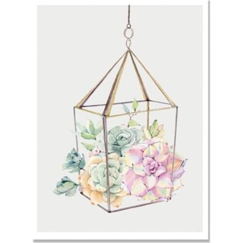 Flower Scenery DIY Embroidery Cross Stitch 11CT Kits Needlework Craft Set Cotton Thread Printed Canvas Home Dropshipping