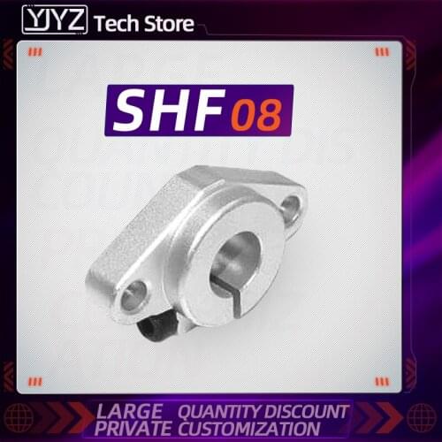 Hot Sale 1PC SHF8 Aluminum Linear Rod Rail Shaft Support CNC Router Parts 3D Printer Part