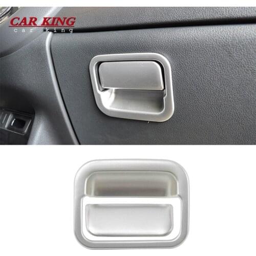 For Mitsubishi Outlander 2015-2020 ABS Interior Co-pilot Storage Glove Box Door Handle Bowl Trim Molding Cover Car Accessories