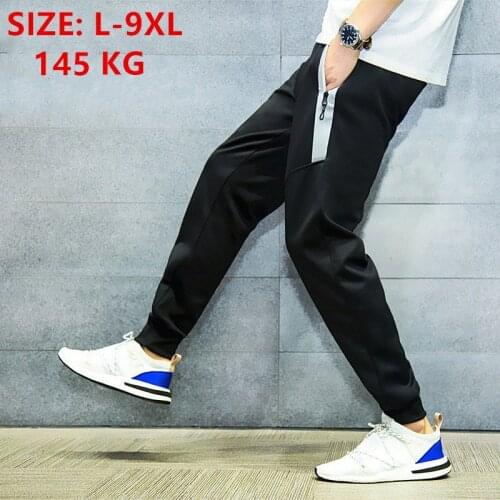 Joggers Men Hip Hop Jogger Pants Sports Stretched Black Harem Tracksuit Trousers Jogging Summer Plus Size 7XL 8XL 9XL Sweatpants