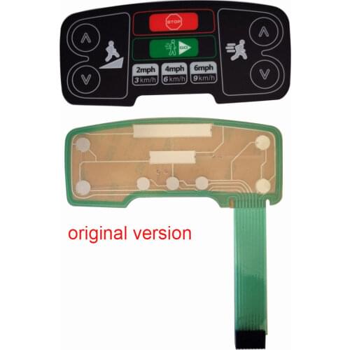 Treadmill start stop button keyboard panel Membrane switch quick start button for Life fitness 95TE A95T S3 treadmill keyboard
