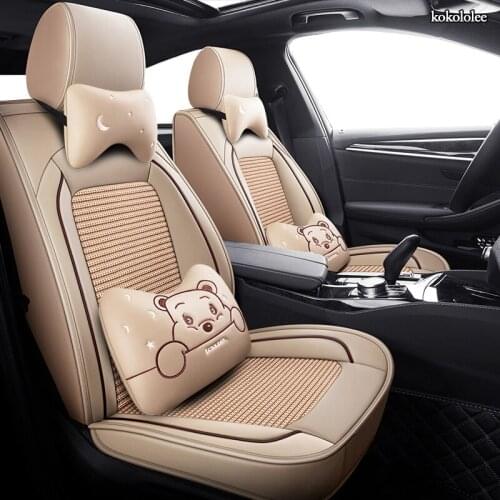 KOKOLOLEE leather car seat covers For infiniti qx70 fx qx60 fx35 qx50 ex qx56 q50 q60 qx80 g35 accessories seat covers for seats