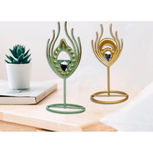 Creative Nordic Golden Feather Ornaments Ornaments Candle Holders Candles Romantic Wedding Props Home Decoration Accessories