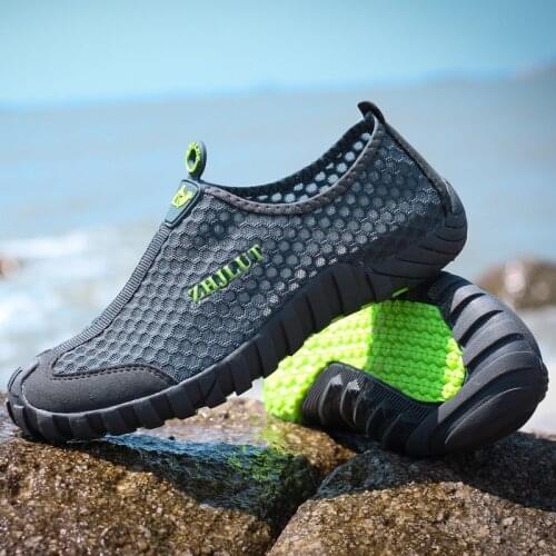 Wading Shoes Mens Mesh Summer Water Sports Shoes Ladies Quick-drying Breathable Hiking Wading Shoes Casual Couple Sports Shoes