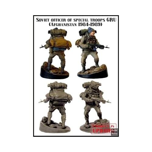 1/35 Scale Die-cast Resin White Model Soviet Special Forces Soldier Model Requires Manual Coloring Model Free Shipping