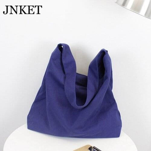 JNKET Fashion Simple Handmade Canvas Womens Bag Shoulder Handbag Satchel Bag Messenger Bags Tote Purse
