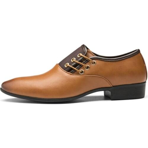 Vogue Business Dress Men Shoes Pop Newest Classic Leather MenS Suits Shoes Vogue Slip on Dress Shoes Men Oxfords Loafers