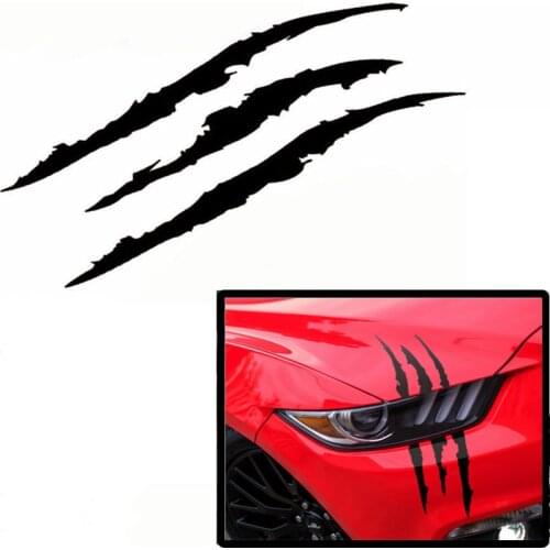 Car Sticker Reflective Monster Claw Scratch Stripe Sticker for Opel Astra VAUXHALL MOKKA Zafira Insignia Vectra Antara