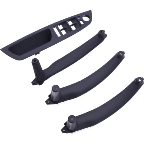 Beige Black Gray Armrest Car left front drivers seat LHD Interior Door Handle Inner Panel Pull Trim Cover For BMW E70 E71 X5 X6