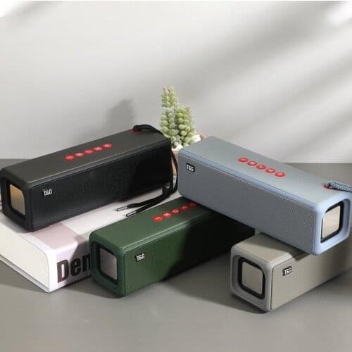 Portable Bluetooth-compatible Speaker High Power Soundbar HiFi Subwoofer for Computer Speakers FM Radio Music Center Loudspeaker