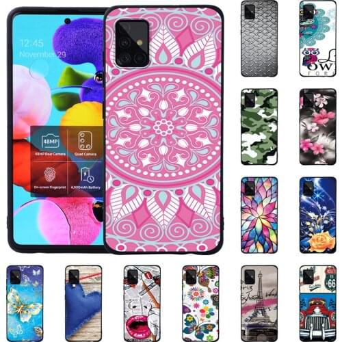 Shockproof Phone Case for Samsung Galaxy A10/A20E/A30S/A40/A50/A50S/A70/A70S/A51/A71 Soft Silicone TPU Back Cover