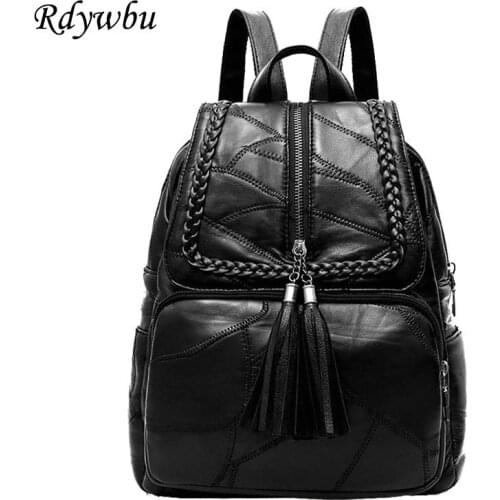 Rdywbu Women's Wicker Backpacks