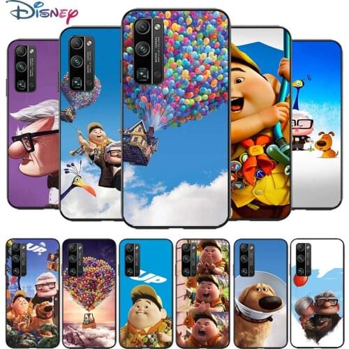 Up Disney movie for Huawei Honor V30 20 Pro X10 9S 9A 9C 9X 8X 10 9 Lite 8 7 Pro Silicone Soft Black Phone Case