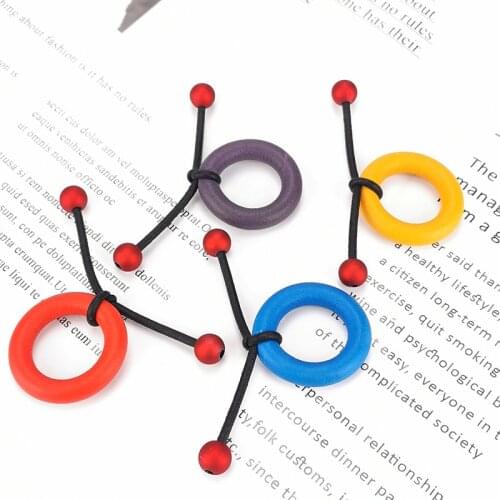 UKEBAY New Finger Ring For Women Handmade Charm Rings Pearl Ring Rubber Jewelry Party Accessories Boho Jewellery Gifts 5 Colors