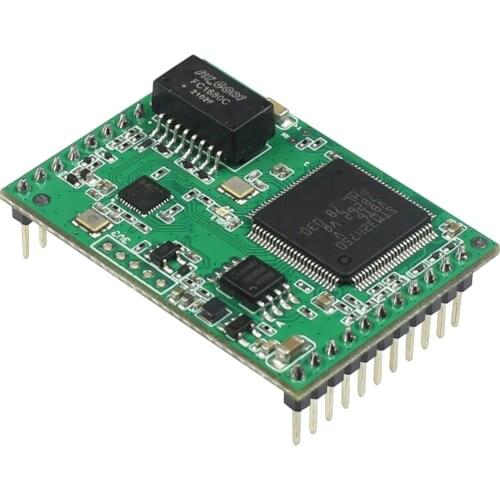 USR-TCP232-ED2 3 / Three Serial Port LAN Module UART TTL To Ethernet TCP / IP Converter Module With DHCP / HTTPD / MODBUS Q006