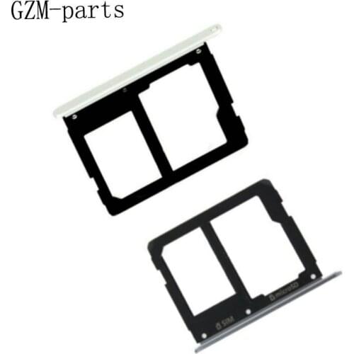 GZM-parts 1 Piece Single/ Dual SIM Micro SD Card Tray Slot For Samsung Galaxy A3 A310 A5 A510 A7 A710 2016 Card Reader Holder