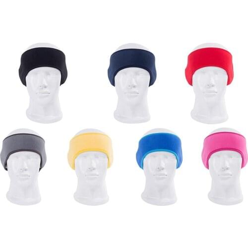 Winter Thermal Fleece Headband Windproof Skiing Warm Earmuff Ear Cover Protector Running Headwear Hat for Hiking Cycling Running