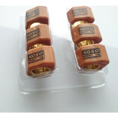 12Gram HP Polygon 18mmx14mm Variator Slider Roller GY6 125CC 150CC Scooter Variator Roll