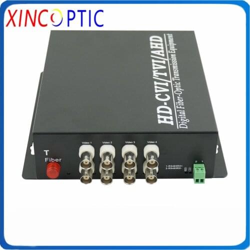 8Ch Full HD 1080P Video Converter,4 Channel HD-CVI/TVI/AHD Support 1080P BNC to Fiber Video Converter,SM,SX,Simplex,20KM,FC