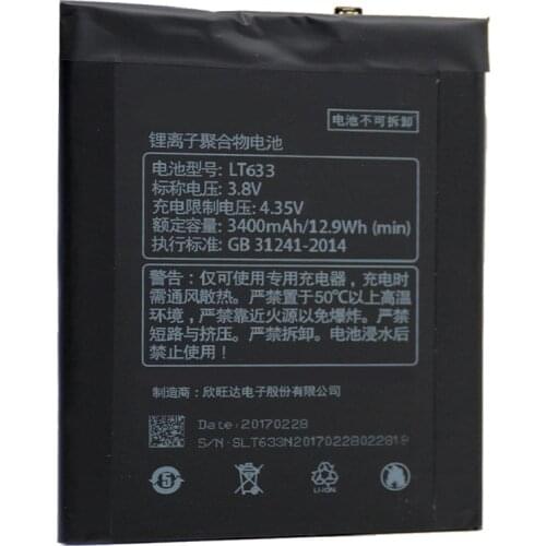 3400mAh LT633 Battery for Letv Le 1 Max X900 Le One Max X900 Battery