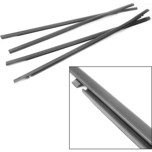 Auto Car Door Belt Molding Trim Weatherstrip for Honda Civic 2016 2017 2018 (4PCS/SET)