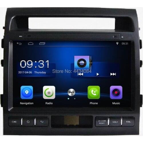 Ouchuangbo car naiv multimedia stereo gps android 8.1 for Toyota Land Cruiser LC200 2008-2013 support wifi USB SWC