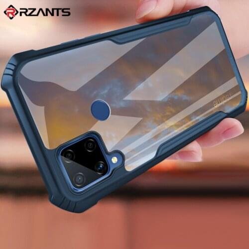 Rzants For OPPO Realme C15 C11 OPPO C12 C17 Case Hard [Blade] Shockproof Slim Crystal Clear Cover funda Casing