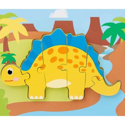 Dinosaur Wooden Jigsaw Puzzle Toy Wooden Puzzles For Adults Kids Christmas Gifts Educational Games Toys Butterfly Wooden Puzzle