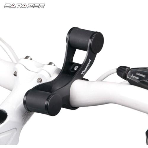 Bicycle Light Holder Speedometer Mount Bracket Bike Handlebar Install Extender V-shaped Double Bar Stand Support Holder
