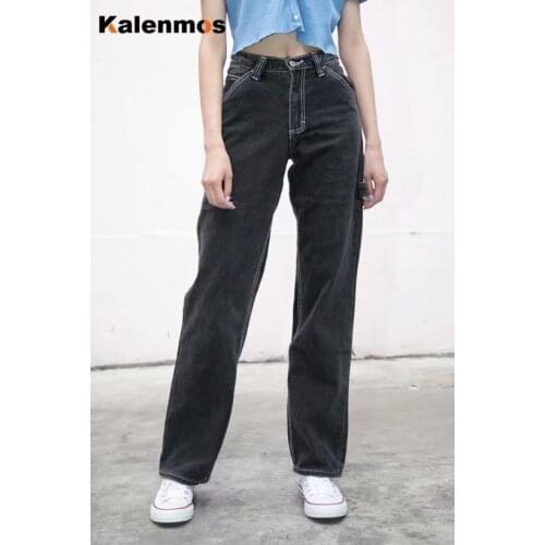 Jeans Women Korean Japan Hot Hip-hop Casual Sexy Jeans Plus Size Pants Stretch Paint Beggar Jeans Pants Big Size Woman Jeans