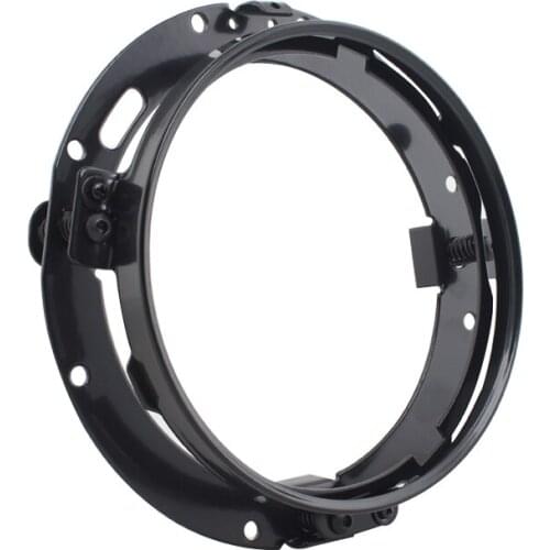 Headlight Mounting Bracket For Harley FLD Touring Softail 7" Headlight Round Ring Bezel Lamp Holder Clamp For Wrangler JK TJ