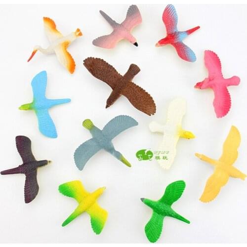MINI co-friendly plastic simulation dove swallow Crane Swan Falcon cormorant eagle parrot bird model toy 12PCS/lot 7CM