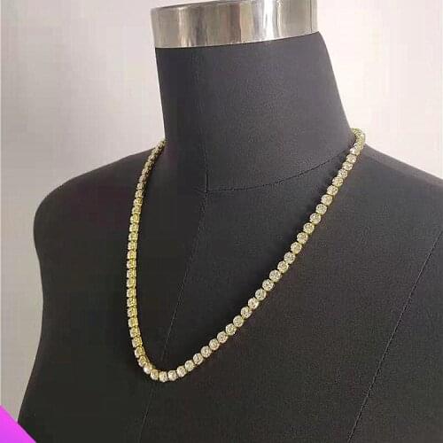 Fashion shiny rhinestone necklace girl lady jewelry gift 2021 new 2 colors