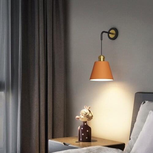 Nordic wall lamp bedroom bedside lamp light luxury living room wall lamp modern minimalist aisle corridor lamp lighting