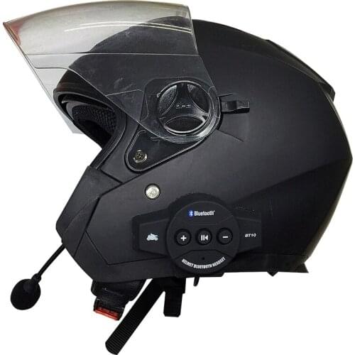 2020 new Bluetooth Motorcycle Helmet Interphone Intercom Headset Wireless Hands-Free With Microphone For Voice Calls