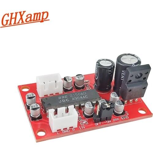 GHXAMP JRC2150 Preamplifier Tone Board Preamp Signal BBE Audio Exciter Enhance Treble Bass Clarity DC5-24V 1PC