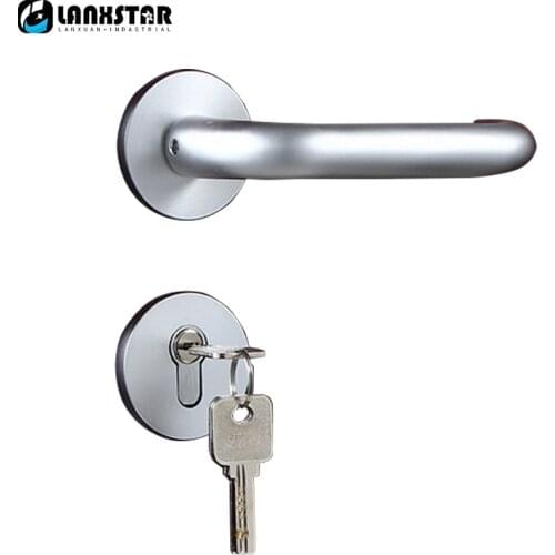 Factory Direct Supply Space Aluminum Lockbody Interior Door Handle Split Lock Hardware Accessories Room Door-lock