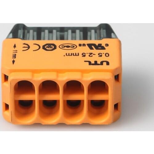 Direct Push-in Wire terminal block 0.5~2.5mm2 Quick wire connector