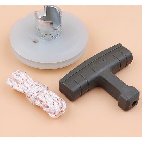 Recoil Starter Pulley Handle Rope Kit fit Husqvarna 266 268 272 268 272 61 66 Chainsaw Spares Gasoline Chain Saw 503 10 24-05