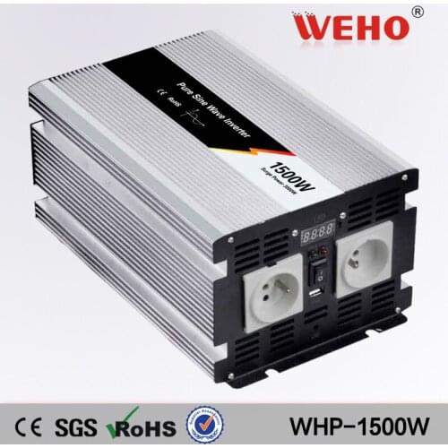 WHP-1500-122)1500w pure sine wave power inverter 12vdc input to 220/230vac ouput