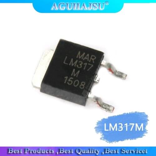 10PCS LM317M SOT252 LM317 SOT LM317MDT SMD new Adjustable voltage regulator triode