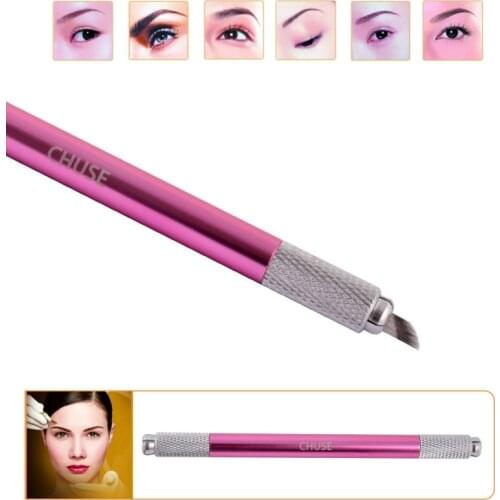 100% Original Famous Brand CHUSE M6 Eyebrow Microblading Manual Pen Permanent Makeup Machine Tattoo Set Both Head Can Be Used