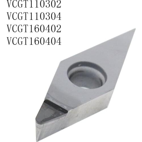 2Pcs/set VCGT110302 VCGT110304 VCGT160402 VCGT160404 PCD CBN Diamond Inserts Blade Internal Turning Tool Lathe Tool for factory
