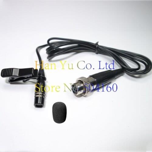 4pcs Free Shipping Pro Mini XLR 4 Pin 4Pin TA4F Lock Microphone Mic For MIPRO Wireless System Beltpack Transmitter